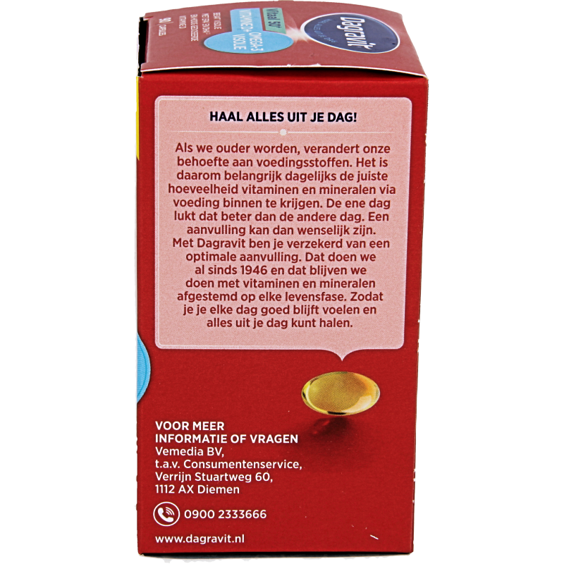 Dagravit Vitaal 50+ omega/vitamine D  90 Capsules
