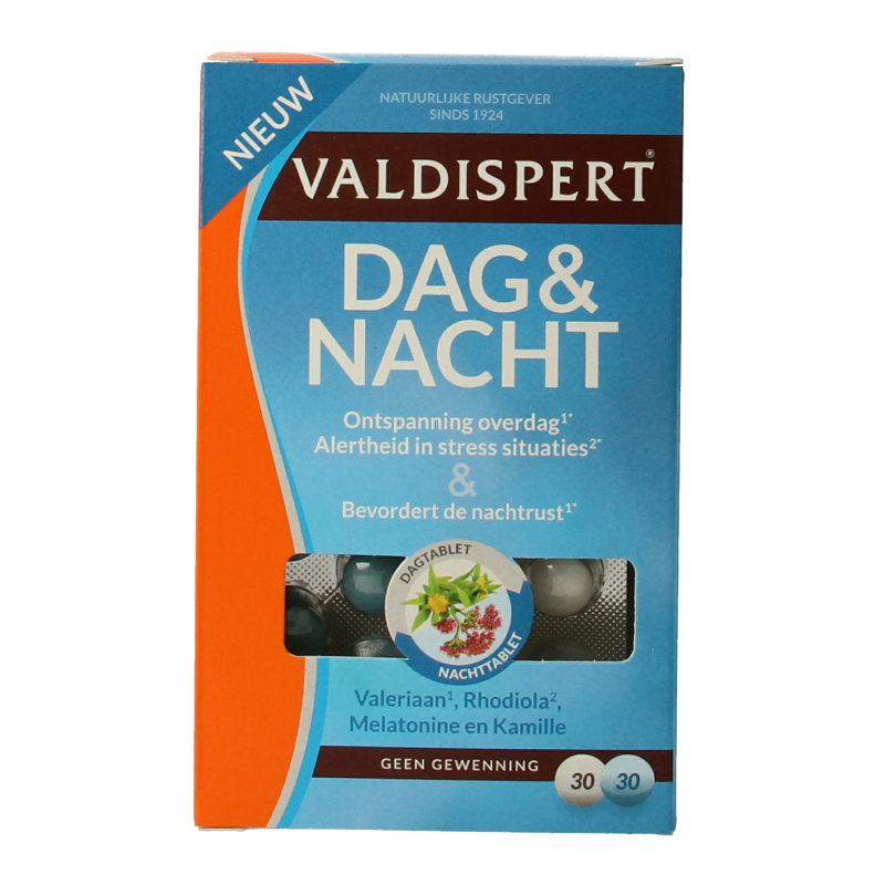 Valdispert Dag & nacht 60 Tabletten