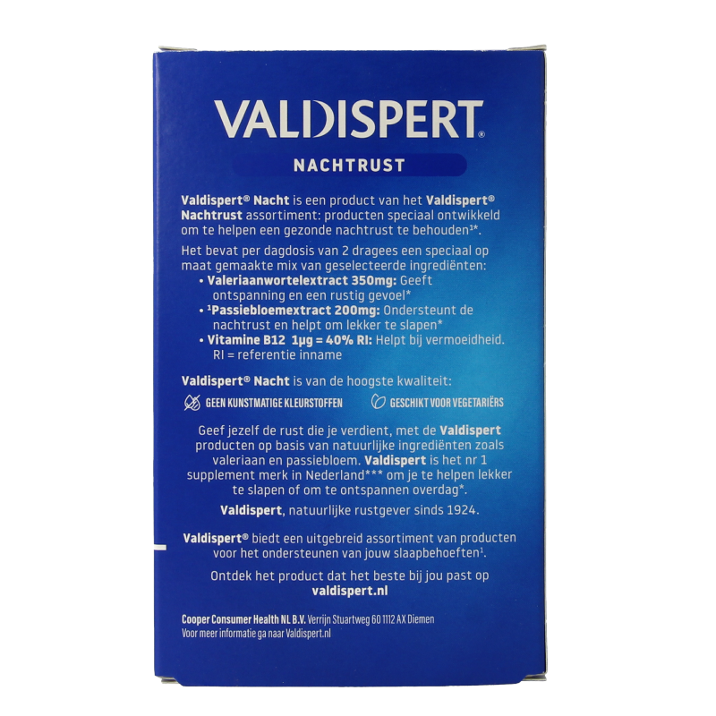 Valdispert Nacht 40 Dragees
