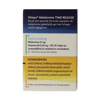Shiepz Melatonine time release 500.00 Tabletten
