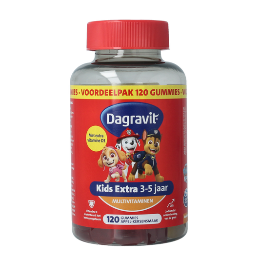 Dagravit Kids-xtra 3-5 jaar 120 Gummies