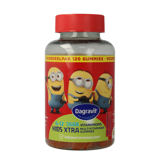 Dagravit Kids-xtra 6-12 jaar 120 Gummies