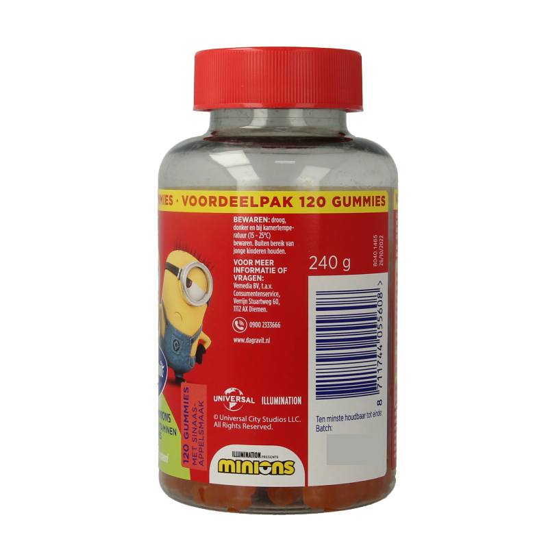 Dagravit Kids-xtra 6-12 jaar 120 Gummies