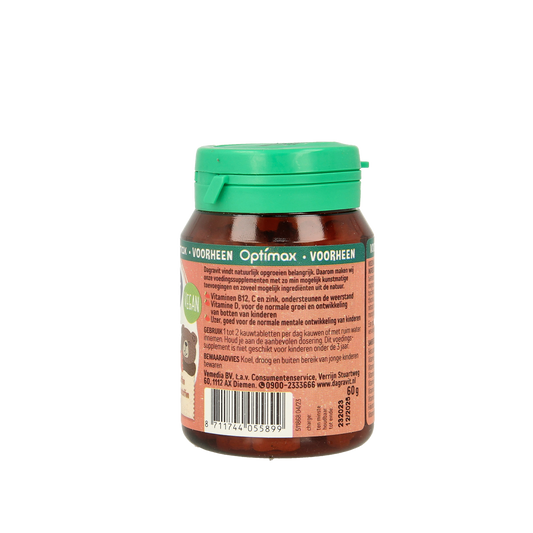 Dagravit Natural kids aardbei 60.00 Tabletten