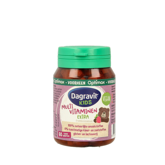 Dagravit Natural kids framboos 60 Tabletten