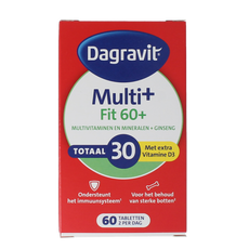 Dagravit Totaal 30 vitaal 60+ 60.00 Tabletten