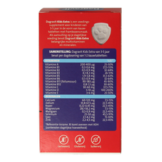 Dagravit Kids extra 3 - 5 jaar 60 Kauwtabletten