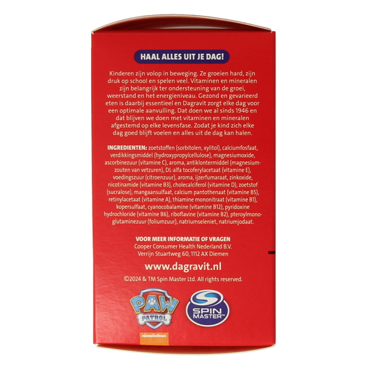 Dagravit Kids extra 3 - 5 jaar 60.00 Kauwtabletten