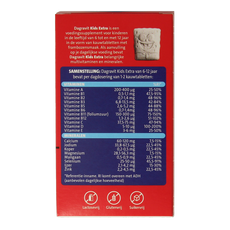 Dagravit Kids extra 6 - 12 jaar 60 Kauwtabletten