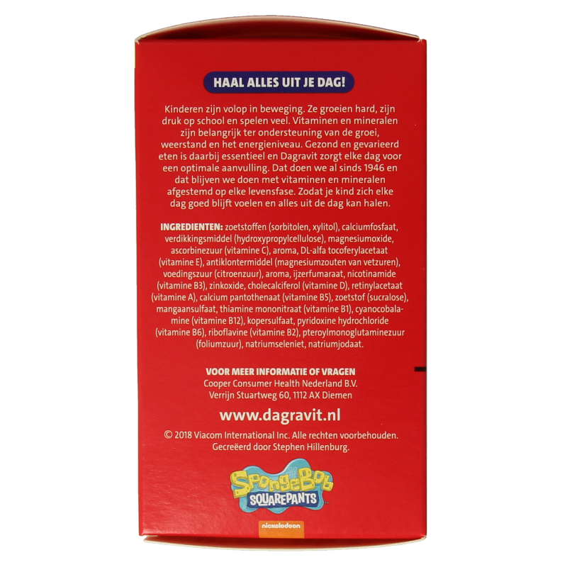 Dagravit Kids extra 6 - 12 jaar 60 Kauwtabletten