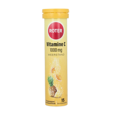 Roter Vitamine C1000 sinaasappel ananas 15 Bruistabletten