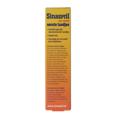 Sinaspril Gel voor de eerste tandjes 15.00 Milliliter