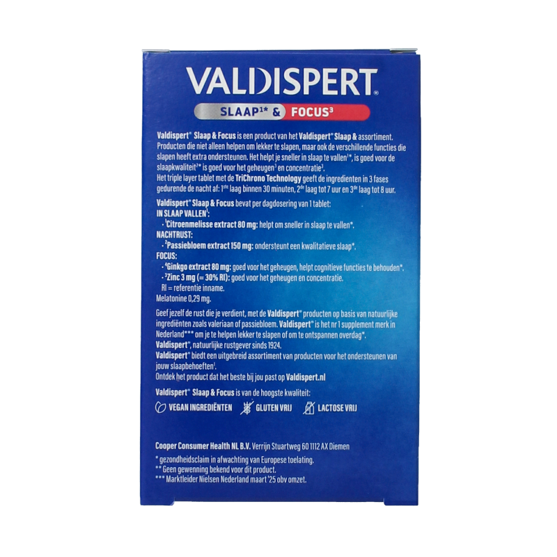 Valdispert Slaap & focus 24 Tabletten
