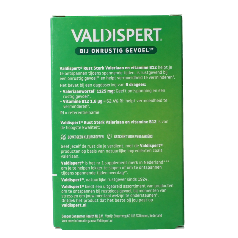 Valdispert Rust sterk 50 Dragees