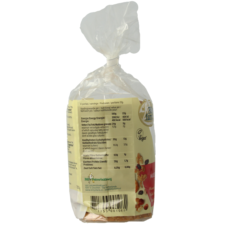 Billy's Farm Mueslikoeken bio 250 Gram