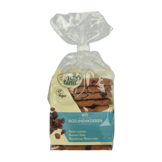 Billy's Farm Rozijnenkoeken bio 230 Gram