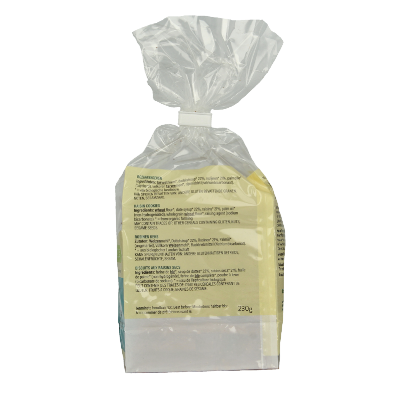 Billy's Farm Rozijnenkoeken bio 230 Gram