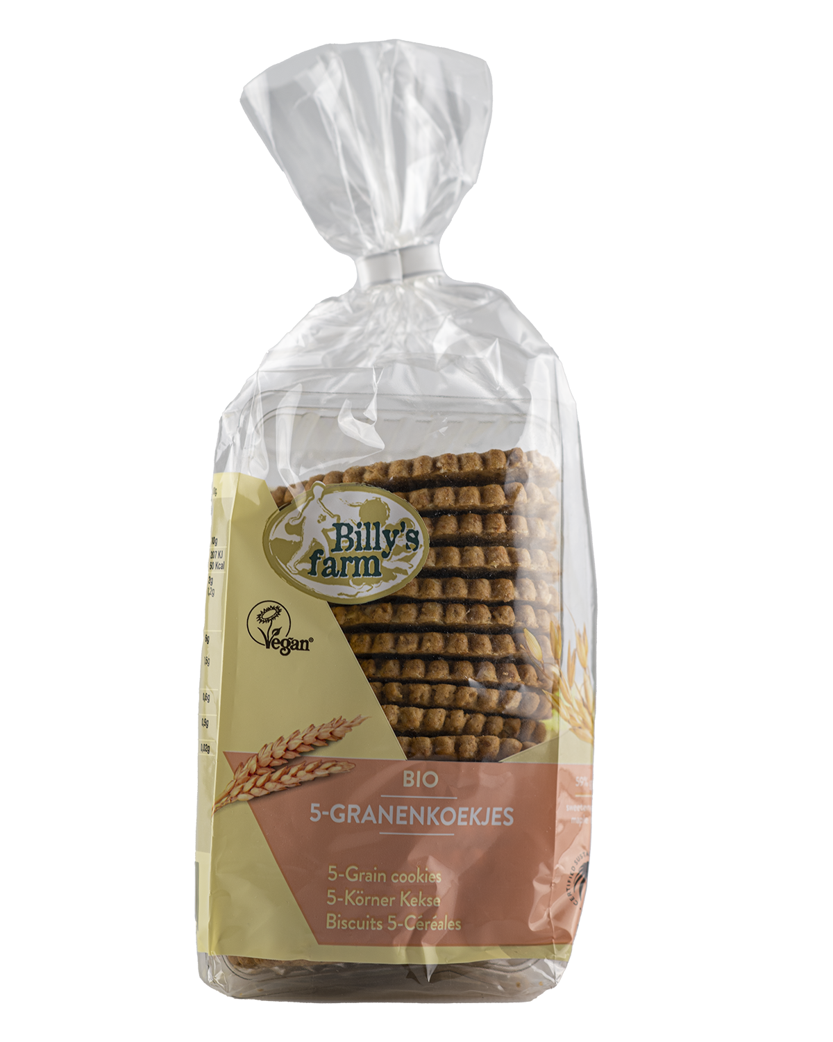 Billy's Farm Granenkoekjes 5 granen bio 175 Gram