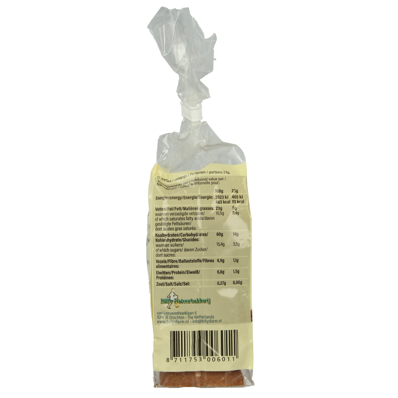 Billy's Farm Speculoos volgranen bio 230 Gram