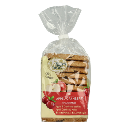 Billy's Farm Appel cranberry staafjes bio 175.00 Gram