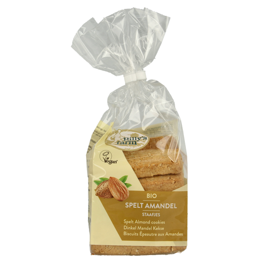 Billy's Farm Speltstaafjes amandel bio 175 Gram