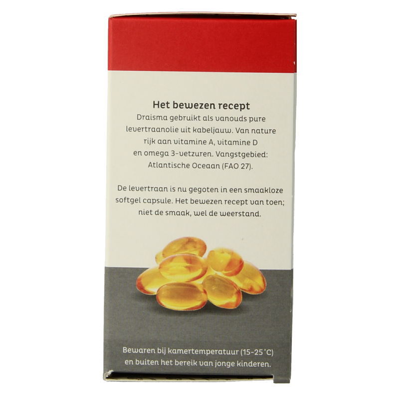 Draisma Vitamine A + D levertraan 100 Capsules