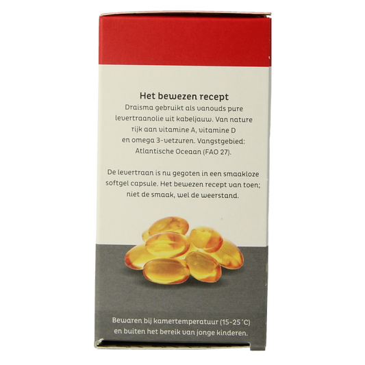 Draisma Vitamine A + D levertraan 100.00 Capsules
