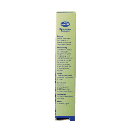 Wapiti Darmfunctie complex 20.00 Tabletten