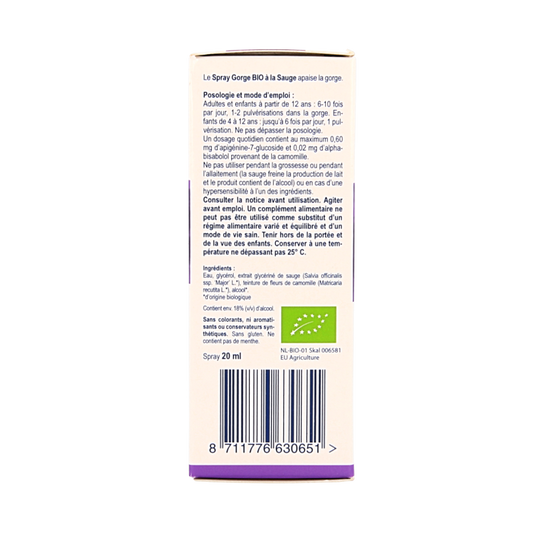 Weleda Salie keelspray bio 20 Milliliter