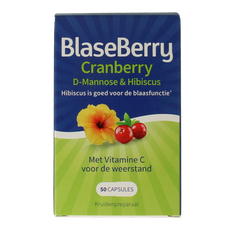 Blaseberry Cranberry D-Mannose & hibiscus 50.00 Capsules