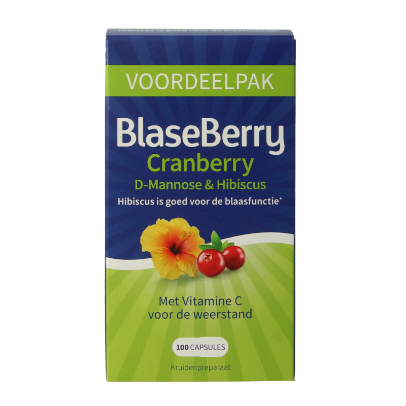Blaseberry Cranberry D-Mannose & hibiscus 100 Capsules