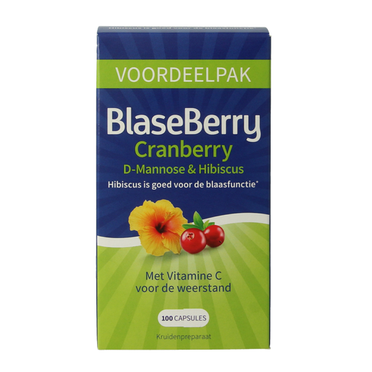 Blaseberry Cranberry D-Mannose & hibiscus 100 Capsules