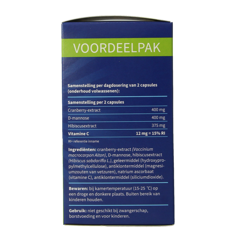 Blaseberry Cranberry D-Mannose & hibiscus 100 Capsules