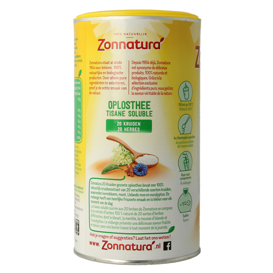 Zonnatura 20 Kruiden oplosthee 200 Gram