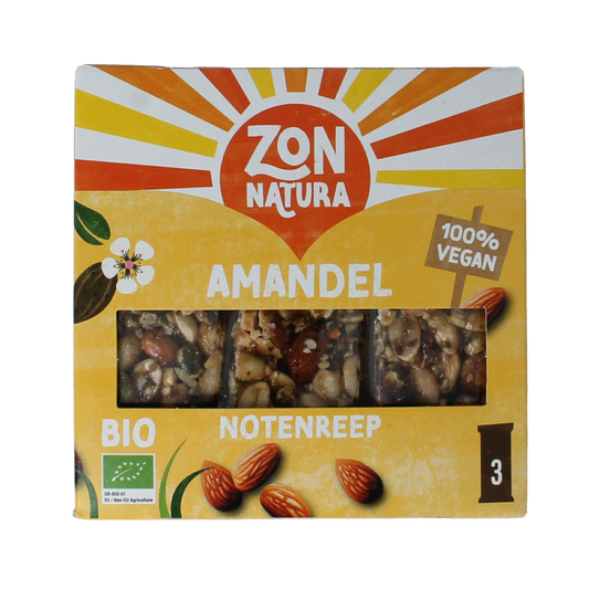 Zonnatura Muesli notenmix reep amandel bio 3 Stuks