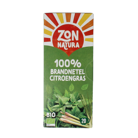 Zonnatura Brandnetel citroengras bio 20 Zakjes