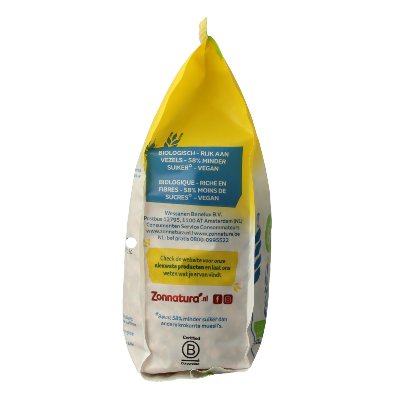 Zonnatura Krokante muesli naturel bio 375 Gram