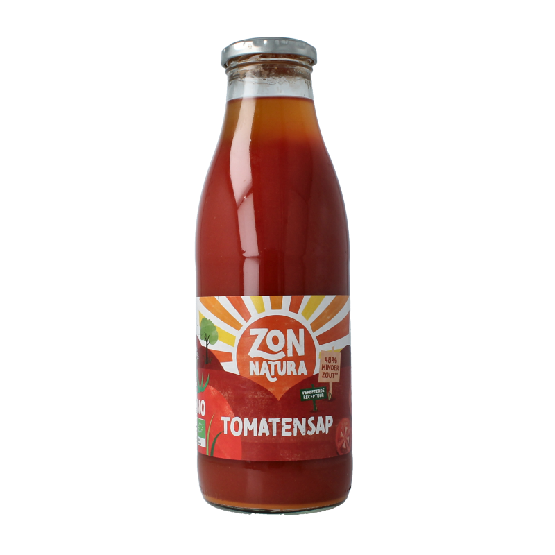 Zonnatura Tomatensap bio 750 Milliliter