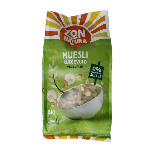 Zonnatura Muesli rijk gevuld bio 475 Gram