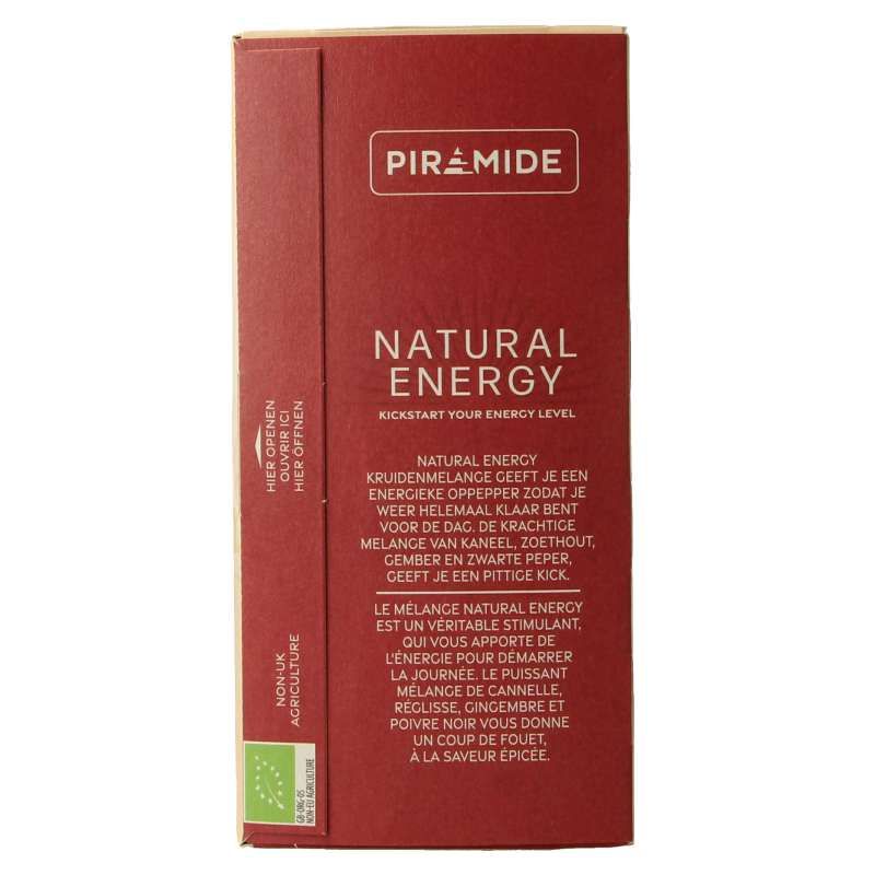 Piramide Natural energy bio 20 Zakjes