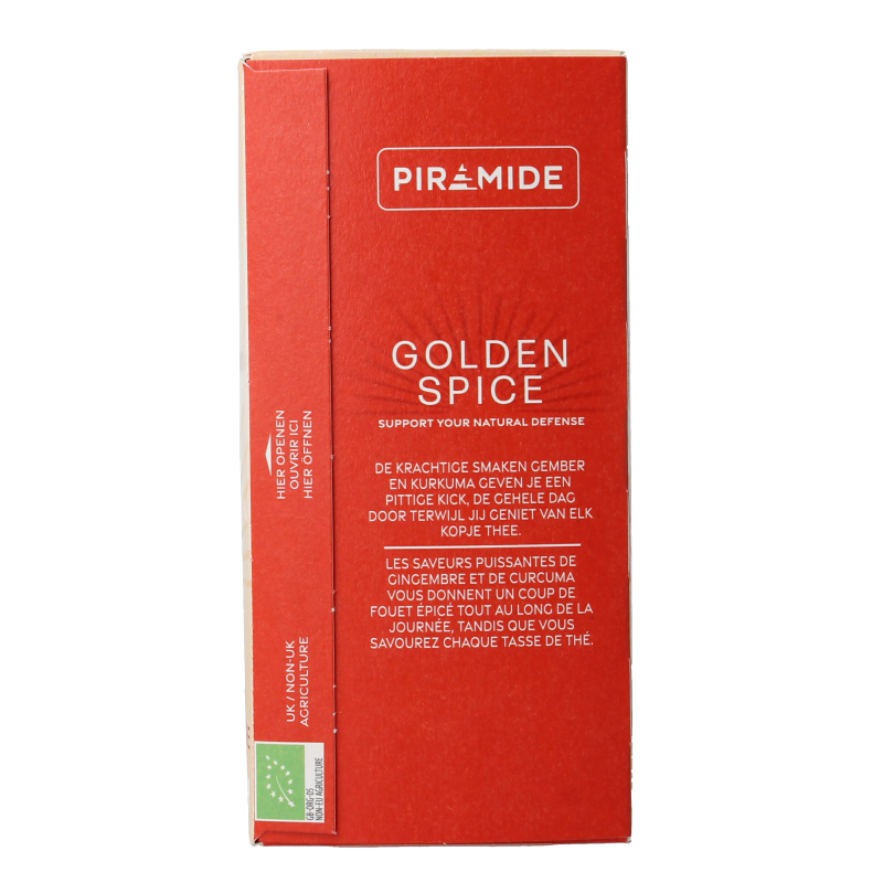 Piramide Golden spice bio 20 Zakjes