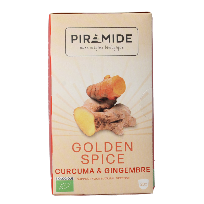 Piramide Golden spice bio 20 Zakjes