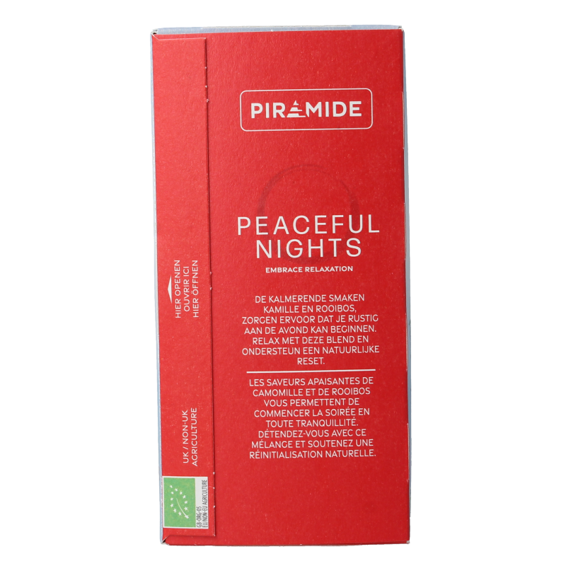 Piramide Peaceful nights bio 20 Zakjes
