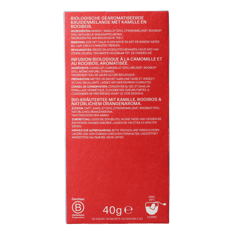 Piramide Peaceful nights bio 20 Zakjes