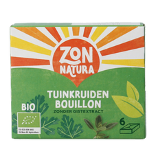 Zonnatura Fine herbstock bouillon zonder gist bio 66.00 Gram