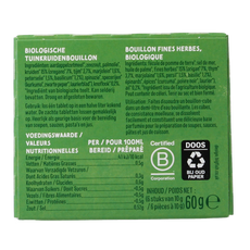 Zonnatura Fine herbstock bouillon zonder gist bio 66.00 Gram