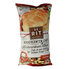 De Rit Kikkererwtenchips paprika bio 75.00 Gram