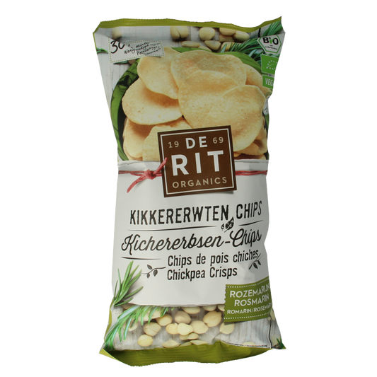 De Rit Kikkererwtenchips rozemarijn bio 75 Gram