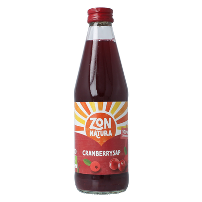 Zonnatura Cranberrysap puur bio 330.00 Milliliter