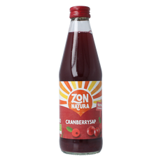 Zonnatura Cranberrysap puur bio 330 Milliliter